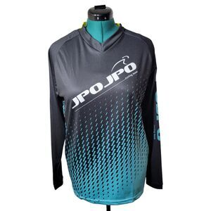 NEW JPO JPO Cycling Long Sleeve Shirt Size‎ Medium MultiColored Quick Dry w/Logo